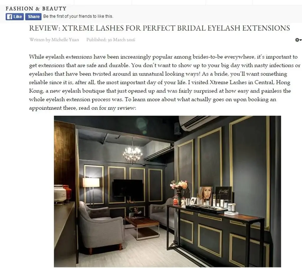 [Asia Wedding Network] REVIEW: XTREME LASHES FOR PERFECT BRIDAL EYELASH EXTENSIONS